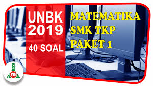 Download Pembahasan Unbk Smk Tahun 2019 Matematika Kelompok Teknologi Kesehatan Dan Pertanian Tkp M4th Lab