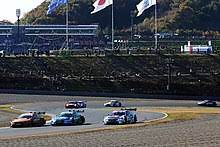 Electric cars racing on a horse track made left turns, like the horses did. Deutsche Tourenwagen Masters Wikipedia