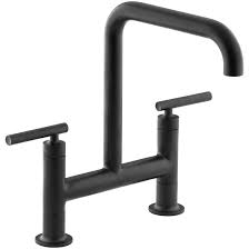 Check spelling or type a new query. Kohler Purist Two Hole Deck Mount Bridge Kitchen Sink Faucet Reviews Perigold