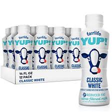 Fairlife milk's national average price ($4.29 for a 52 oz. Buy Fairlife Yup Low Fat Ultra Filtered Milk Classic White Packaging May Vary 14 Fl Oz 12 Count Online In Indonesia B07b2w7k8f