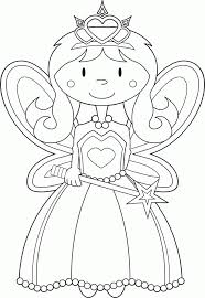 Coloring pages of bff's, best friends for ever. Fairy Princess Coloring Page Coloring Home
