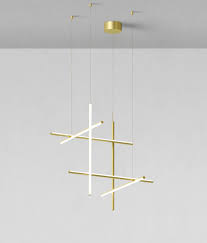 Modern led chandeliers rectangular coordinates. Coordinates S3 Pendant By Flos Anodized Champagne 782mm Diameter