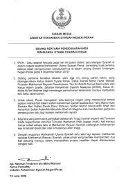 Ini adalah laman twitter rasmi bagi jabatan kehakiman syariah selangor. Faizal Azumu Perak Catat Sejarah Sistem Perundangan Facebook