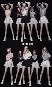 Download sims 4 cc : Flower Chamber Kpop Girls Groups Dance Postures Set V 1 Notes 15
