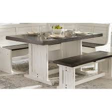 french county white two tone trestle