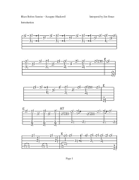 Easy Blues Chord Progressions In The Keys Of E A C G