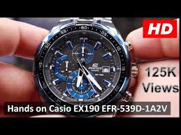 Casio Edifice Efr 539d 1avuef Youtube