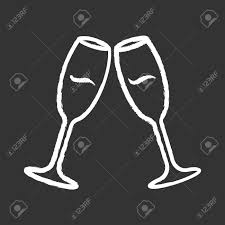 Polish your personal project or design with these champagne glasses transparent png images, make it even more personalized and more attractive. Two Clinking Champagne Glasses Chalk Icon Champagne Flutes Glassfuls Of Alcohol Beverage Wine Service Celebration Wedding Degustation Cheers Isolated Vector Chalkboard Illustration Royalty Free Cliparts Vectors And Stock Illustration Image