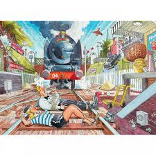 From ravensburger, jumbo and falcon to eurographics, anatolian and clementoni there's something for everyone. Wasgij Mystery 1 The Wasgij Express 2 X 1000 Piece Puzzle Craftyarts Co Uk