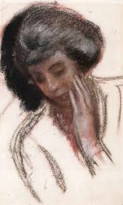 Portrait Of Edith By William James Glackens