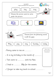 Use this worksheet to review these consonant digraphs: Ay Words Letters And Sounds By Urbrainy Com
