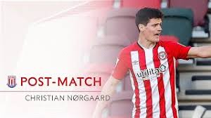 In the summer, brentford used their extensive international scouting network to sign christian norgaard from serie a side fiorentina. Post Match Christian Norgaard On 2 1 Stoke City Victory Youtube