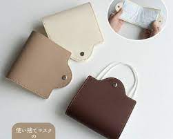 マスクケース 国産 抗菌 puレザー ベージュ ブラウン 携帯用 国産 抗菌 hh01a マスクケース マスク レザー