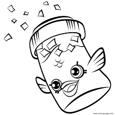 Print Fish Flake Jake Petkins Petkins Shopkins Coloring Pages Coloring Pages Shopkins Colouring Pages Cute Coloring Pages