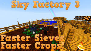 Choose a seedling container, (or trays without holes). Sky Factory 3 How To Sieve Faster And Grow Crops Insanely Fast Early Game Youtube