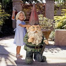 Famous Acorn Hollow Garden Sculpture Life Size Fantasy Gnome 35 Lbs Garden Gnomes Statue Gnome Statues Gnome Garden