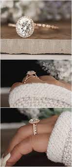 3 00ct Moissanite Engagement Ring Oval 10x8mm Moissanite 14k Rose Gold And Diamon Moissanite Engagement Ring Oval Rose Engagement Ring Wedding Rings For Women
