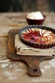 Liebesbotschaft Schokoladen Apfel Tarte Lebensmittel Essen Liebesbotschaft Kochen Und Backen
