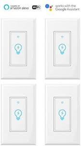 smart switch wifi light in wall wireless compatible with amazon alexa and google home timing function suit for 1 2 3 4 gang box neutral wire r 2020 switches mpcb connection diagram