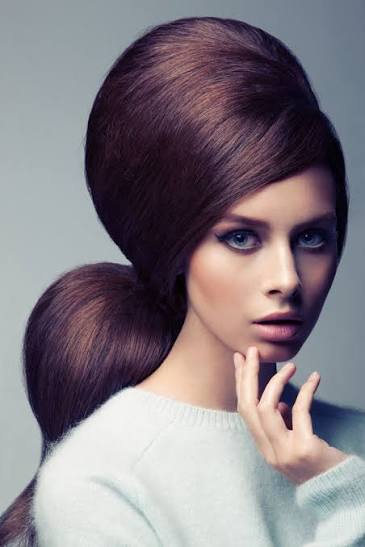 Discover 19 Groovy Hair & Makeup of 60's and 1960s hair ideas | 60s hair, 1960s hair long half up, modern bouffant hair and more