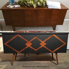 Mid Century Modern Makeover Lane Cedar Chest Painted Furniture General Finishes Lamp Black Painted Bedroom Furniture Furniture Makeover Refurbished Furniture