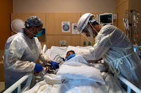 U S Deaths From Covid 19 Remain High While Hospitalizations Fall 50 000 Died In Last 2 Weeks Ktla