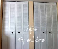 spray paint closet door makeover for 21 painted closet bifold doors makeover closet door makeover