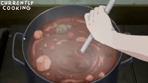 Anime Cooking Elaina Stew Majo No Tabi Tabi Ep1 In 2021 Food Cooking Giphy