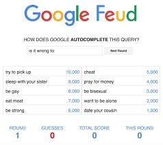 You have to guess the top 10 most common queries based on a partial search phrase. Pokemon Go Google Feud And A Few Qs Tol 191