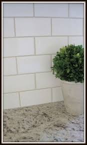 I M Thinking White Subway Tile With Grey Or Tan Grout For My Ki Unique Kitchen Tiles Backsplash Trendy Kitchen Backsplash White Subway Tiles Kitchen Backsplash