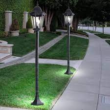 Ebay chice laterne terrassen lampe wie chic antique neu garten vintage. Etc Shop Gartenstrahler 2er Set Led Alu Steh Leuchten Garten Weg Beleuchtung Aussen Lampen Hof Einfahrt Laternen Rustikal Online Kaufen Otto