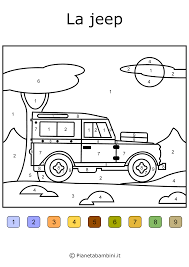 Conta E Colora 48 Disegni Da Colorare In Base Ai Numeri Disegni Da Colorare Disegni Disegni Bambini