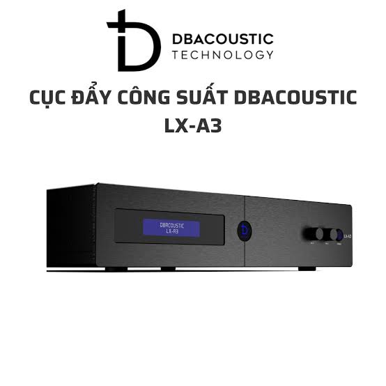 Cục đẩy công suất DBAcoustic LX-A3 (2 kênh, class H, 500W) - AudioPlus Việt Nam