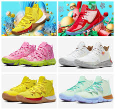 Nike men's kyrie 5 basketball shoes (10, black/red) amzn.to/2dcbpll nike men's kyrie 5 kyrie irving/white nylon. New Kyrie Sponge Bobs Men Basketball Shoes 5 Trainers Kyrie Irving 5s Squidward Mountain Oreo Friends Patrick Sports Sneakers Size 40 46 White Red Buy At The Price Of 125 98 In Dhgate Com Imall Com
