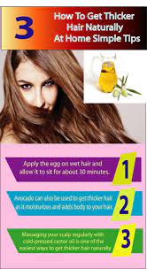 Sometimes thinning hair is a sign that you aren't getting the nutrients you need. Thicker Hair Is The Most Adorable Things Among The Girls Some Girls Are Born With Thick Discover 3 Thick Hair Styles Get Thicker Hair Thicker Hair Naturally
