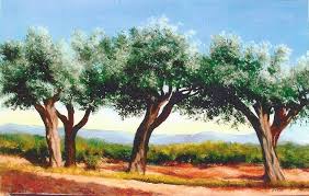 Irene Rossa Peintures Sur Toile Peinture Paysage Paysage Peinture D Arbres