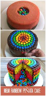 A Super Fun And Easy M Rainbow Pinata Cake Http Www Ifood Tv Video M M Rainbow Pinata Cake Kuchen Und Torten Smarties Kuchen Piniata Cake