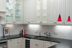 Great way to add style when space is limited. Back Bay Kitchen Design Photos Boston Cabinets