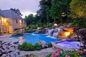 Landscape design ideas for your pool plants poolside perfection. 15 Pool Waterfalls Ideas For Your Outdoor Space Home Design Lover