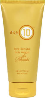 It S A 10 Five Minute Hair Repair For Blondes Hair Repair Damaged Hair Repair Stop Hair Breakage