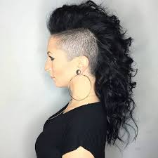 Get long hair styling tips with help from a hair and makeup artist in this free video series. 35 Stunning Curly Mohawk Hairstyles Cuteness And Boldness Check More At Http Hairstylezz Com Bes Hair Styles Long Hair Shaved Sides Curly Mohawk Hairstyles