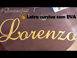 ¿necesitas realizar un cartel, una advertencia, determinado mensaje o simplemente contar con moldes para que los más pequeños aprendan? Letras Cursivas Para Trabalhos Em E V A Ou Feltro Youtube