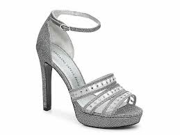Women S Silver Dress Ankle Strap Gladiator Pumps Sandals Size 8 Dsw Platform Sandals Women Shoes Footwear Design Women