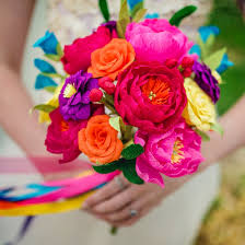 Crepe paper flowers are a kind of beautiful all their own. Bespoke Paper Flowers Handmade In The Uk Petal Bird