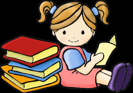 Reading A Book Clipart Images In 2020 Kids Reading Books Book Clip Art Girl Reading Book