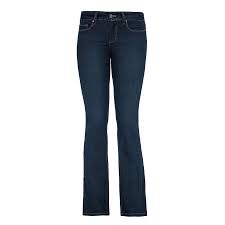 womens bootcut jeans in deep blue