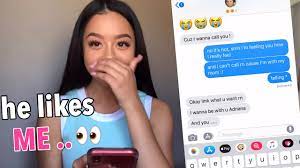Song lyric prank on my friends boyfriend!! Lyric Prank On Guy Friend He Likes Me Youtube