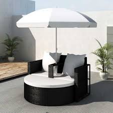 Wir verkaufen eine sitzgruppe bestehend aus einem runden tisch mit glasplatte, 3. Gartenlounge Poly Rattan Sonnenliege Sitzgruppe Gartengarnitur Garten Garnitur Outdoor Lounge Mobel Gartengarnit Terrassenmobel Kissen Gartenliege Gartensofa