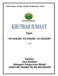 Teks khutbah aidilfitri ni sebenarnya banyak versi. Khutbah Jumaat Minggu Bahagian Pengurusan Masjid Jais Facebook