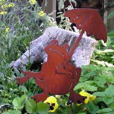 Deco Jardin Metal Rouille 100 Idees Pour Un Exterieur Vintage Art De Jardin En Metal Deco Jardin Art Des Jardins